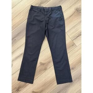 Express Photographer Pants Mens 30x32 Gray Slim Fit Dress Chino Trousers Stretch